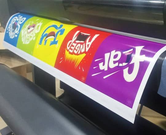 Large format banner printing machine Lagos.